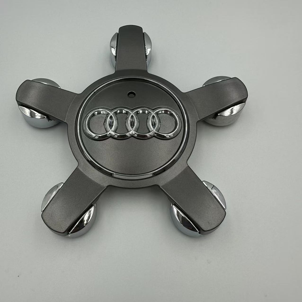 Five-Claw Wheel Hub: Audi Hub cover - concave-gray
