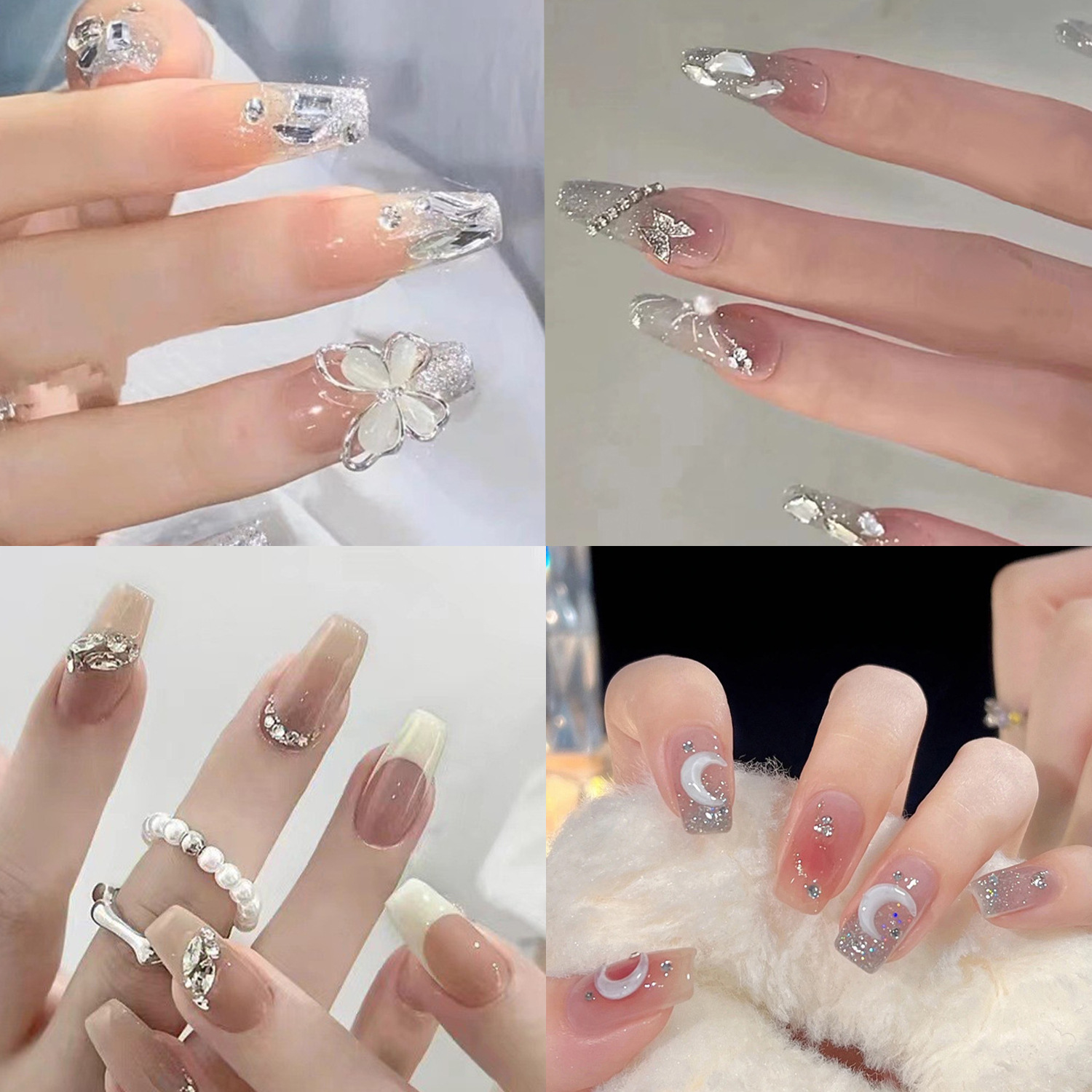 Transfronterizo nuevo arte de uñas pieza de uñas talla-libre de molienda delgada mitad esmerilado sin costuras europeo y americano helado dedo falso 600 piezas pieza de uñas al por mayor