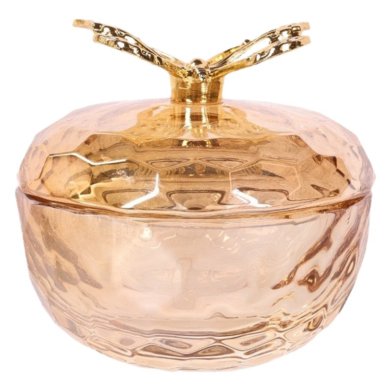 Nuevo vidrio de uñas transfronterizo con tapa Copa de cristal removedor de uñas engrosada arte de uñas N ° 8 Pantalla de almacenamiento de pluma herramienta de lavado Copa