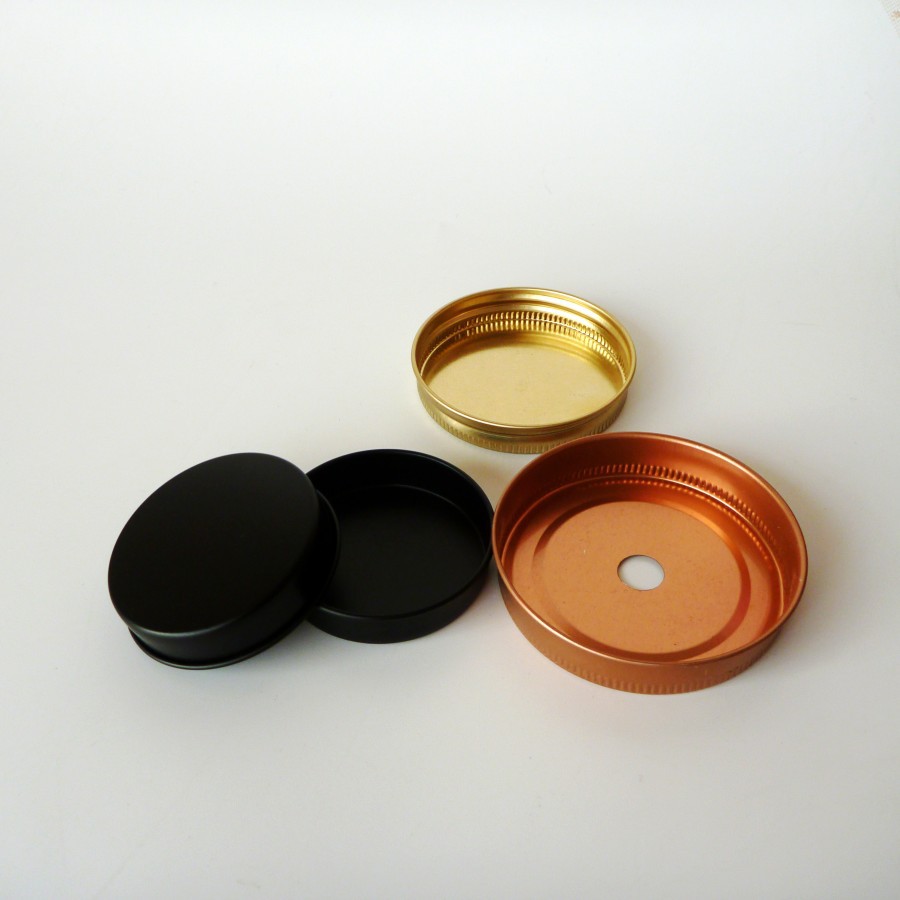 70马口铁盖子批发马口铁盖子通用盖 玻璃瓶外卷边盖打孔盖异形盖