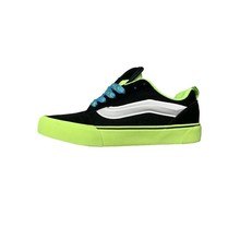 荧光绿黑色休闲时尚百搭板鞋美式街头胖胖面包鞋男女情侣休闲鞋