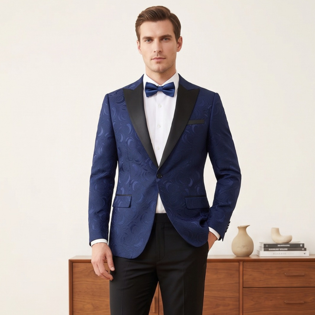 Foreign trade jacquard suit cross-border e-commerce suit Men's suit and formal wear banquet fancy style