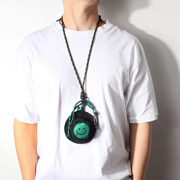 Mini Fisherman Hat Bag Niche Design Headset Coin Purse Key Men's and Women's Bag Coin Storage Small Hanging Bag Mini