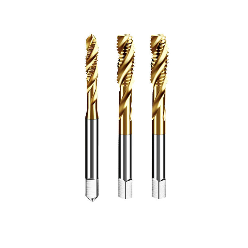 高硬度含钴镀钛螺旋不锈钢盲孔丝锥攻M2M2.5M4M5M6M8M10M12丝攻16