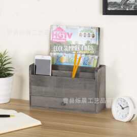 置物架网红杂货木质桌面抽屉式收纳盒办公用品文件整理盒储物木盒