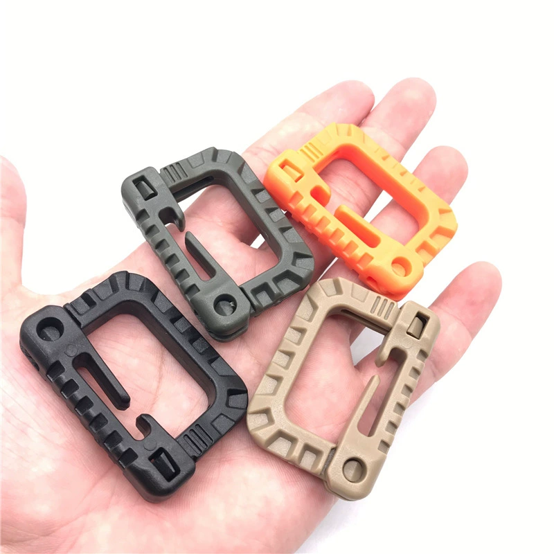 Производители оптом 2024 новые 25MM сумки пластиковые крючки для лазания пряжки пластиковые D-образные карабинные пряжки