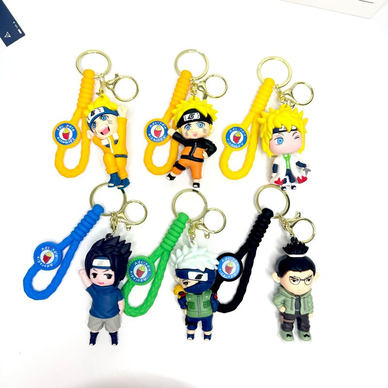 Cartoon Naruto Keychain High-Value Pendant Creative Pendant Doll Accessories Small Gifts Couple Keychain Wholesale Cartoon Naruto Keychain High-Value Pendant Creative Pendant Doll Accessories Small Gifts Couple Keychain Wholesale