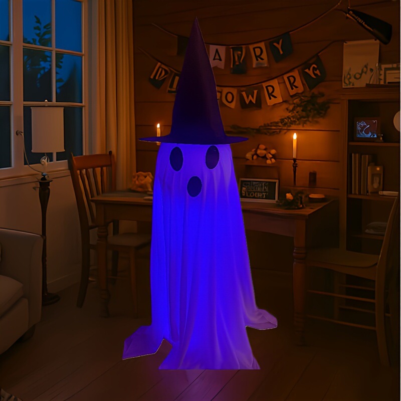 2025年ハロウィン越境販売 ハロウィンスタンディングゴーストオーナメント ライト付き越境EC専用|undefined