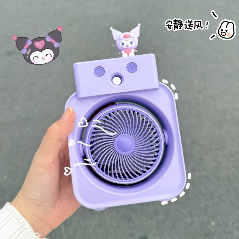新しいデスクトップ充電かわいいスプレー小型ファンデスクトップ小型ポータブル学生夏のギフトスタイル|undefined
