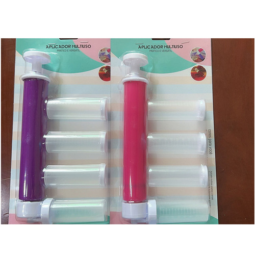 Manual cake gun, mousse cake coloring and dusting powder cake nozzle, baking decoration mold cake tool