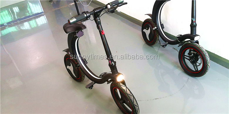 Cross-Border Sunnytimes Folding Ebike 350W 36V15Ah Electric Moped Lithium Battery Scooter
