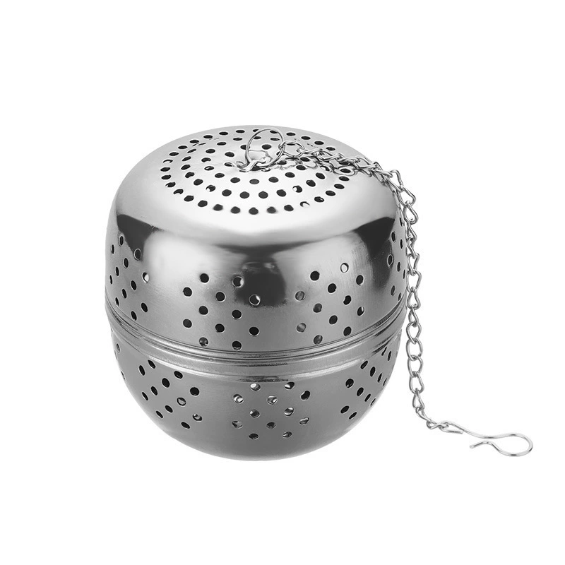 A piece of stainless steel tea ball makeup tea 味 宝 一 一 一 一 料 ingredients kitchen gadget chimin