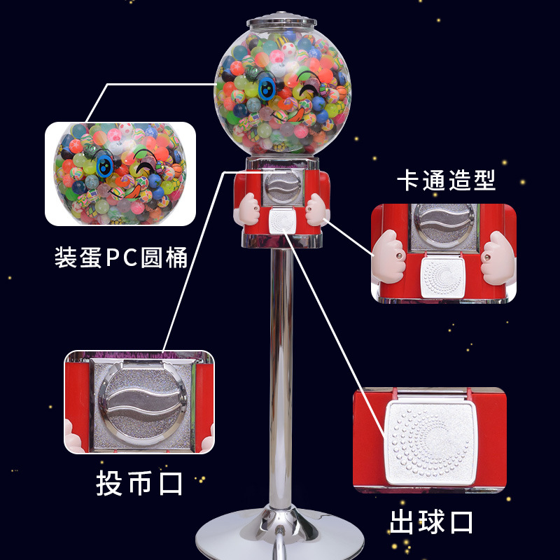 Ventas profesionales de bola pequeña máquina de torsión de huevos juguetes máquina de torsión de huevos automática máquina de marmol máquina de torsión de huevos