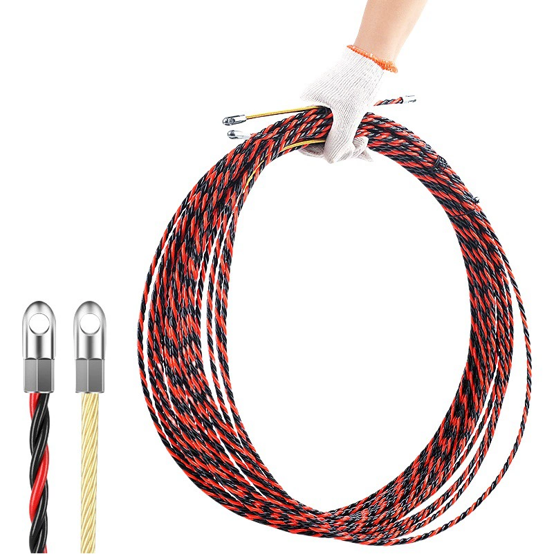 Трехжильный пластиковый стальной нитевдеватель, артефакт, тянущая проволока, электрик, настенная проволока, свинцовый провод, нитевдеватель, оптовая продажа