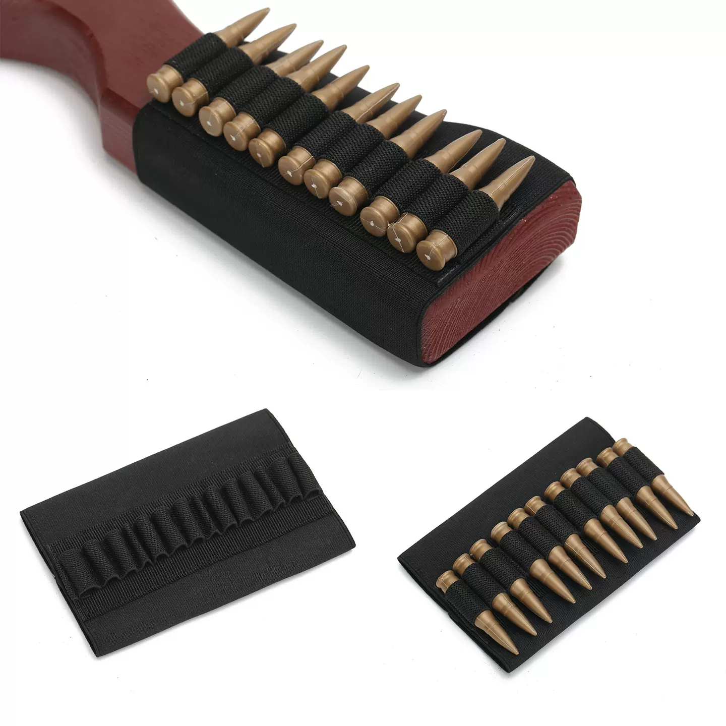 战术腰包14孔户外包新款户外战术子弹袋托腮包CS配件包厂家直供