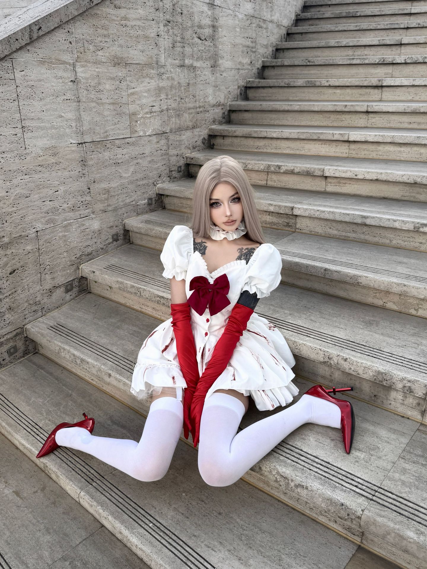 スカート IMVAL / Bloody Dolly Dress IMVAL / Bloody Dolly Dress - QOOZA