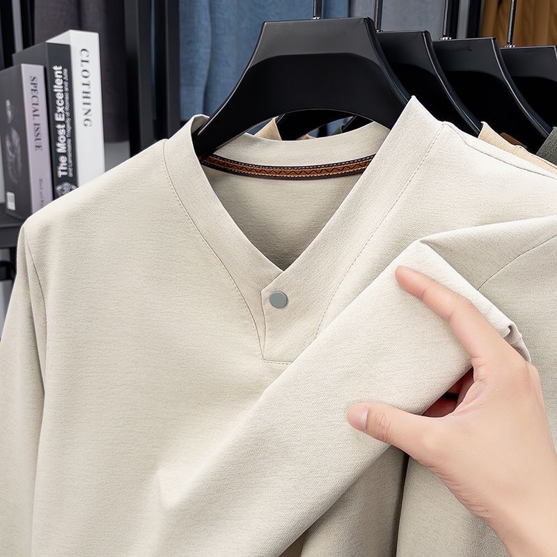 CNBAKBI Men's Spring and Autumn Shirt, Casual Thin Trendy Loose-fitting Shirt, Korean Style, In Stock