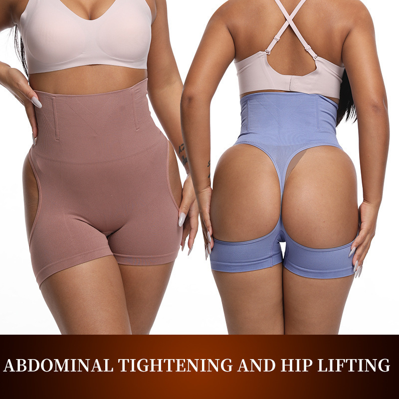 Skims Cross-Border High-Waisted Peach Butt Shapewear for Women, Waist-Cinching, Seamless, Butt-Enhancing, Hip-Lifting, Slimming, Body Shaping Pants