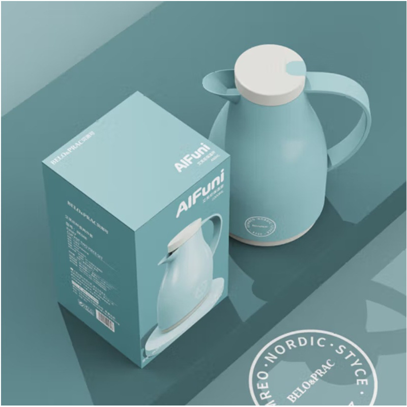 贝洛可 艾芙尼系列保温壶BK057大容量1L304不锈钢保温瓶家用暖壶