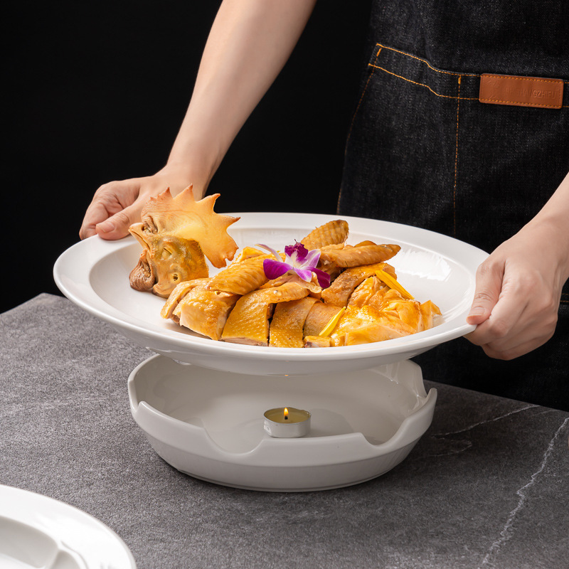 Candle-Heated Tableware, Hotel Open Stove Tableware, Ceramic Heated and Insulated Dish Plates, Specialty Restaurant Private Dishes, Others