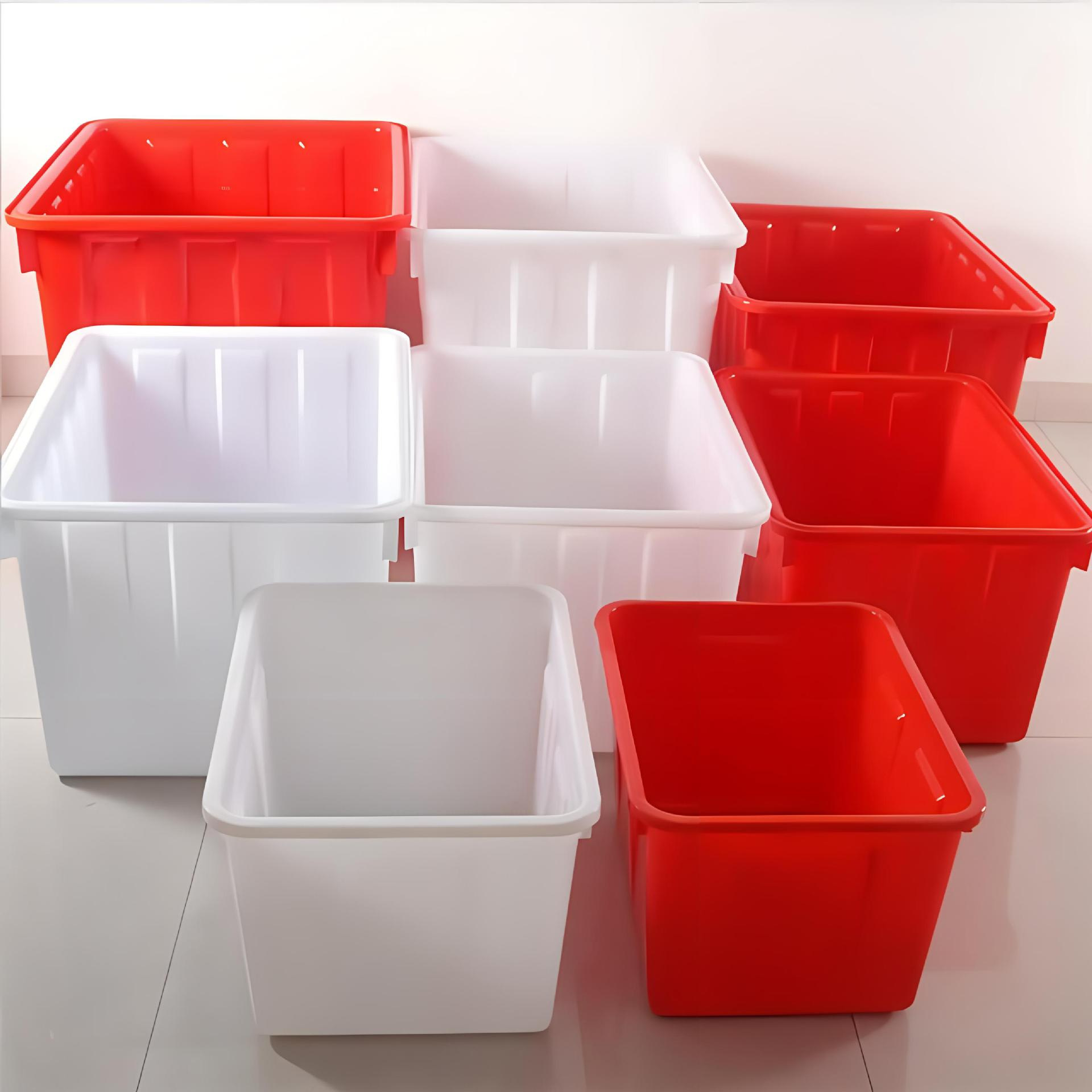 厂家批发120长方形塑料水箱加厚塑料周转箱水产运输养殖箱泡瓷砖