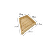 Manufacturer supply wooden cake plate Pizza plate fruit tray restaurant household polygon irregular dining plate wholesale