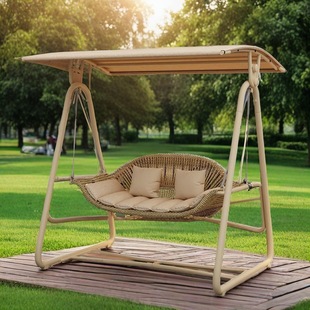 Courtyard Internet Popular Double Swing Outdoor Indoor Garden Hanging Basket Household Outdoor Hanging Chair Balcony Rocking Chair Hammock
