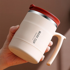 304 Stainless Steel Double-Layer Travel Mug with Lid, Insulated and Heat-Proof Cup, Coffee Cup with Tea Strainer