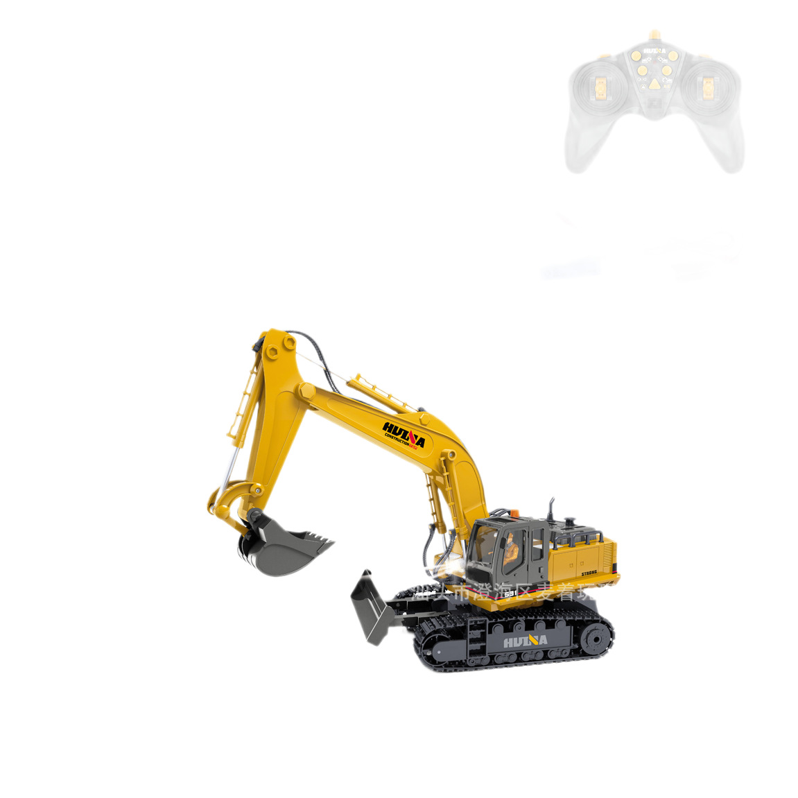 Selección estricta transfronteriza 1: 14 vehículo de ingeniería de excavadora de control remoto de aleación de 23 canales