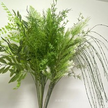 植物森系植物墙装饰单支婚礼现场装饰仿真绿植北欧仿真绿植批发