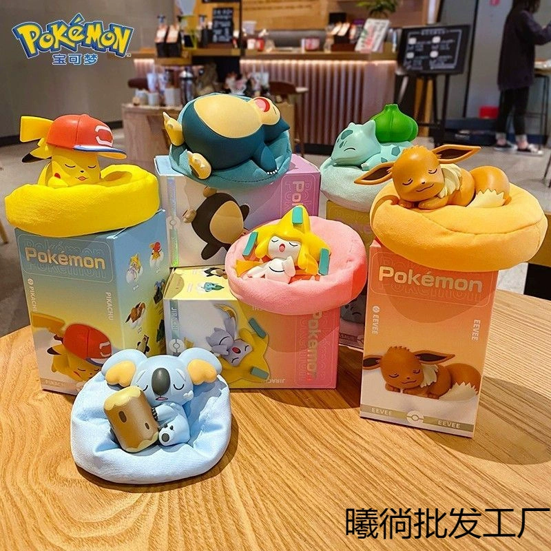 Пикчукаиби Боевой Покемон слепая поза сна Пикачу дул Pokémon куклы оптом