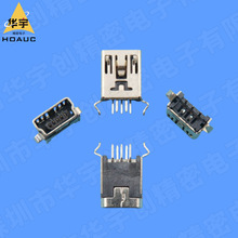 MINI USB 5PIN 180&deg;DIP ���_