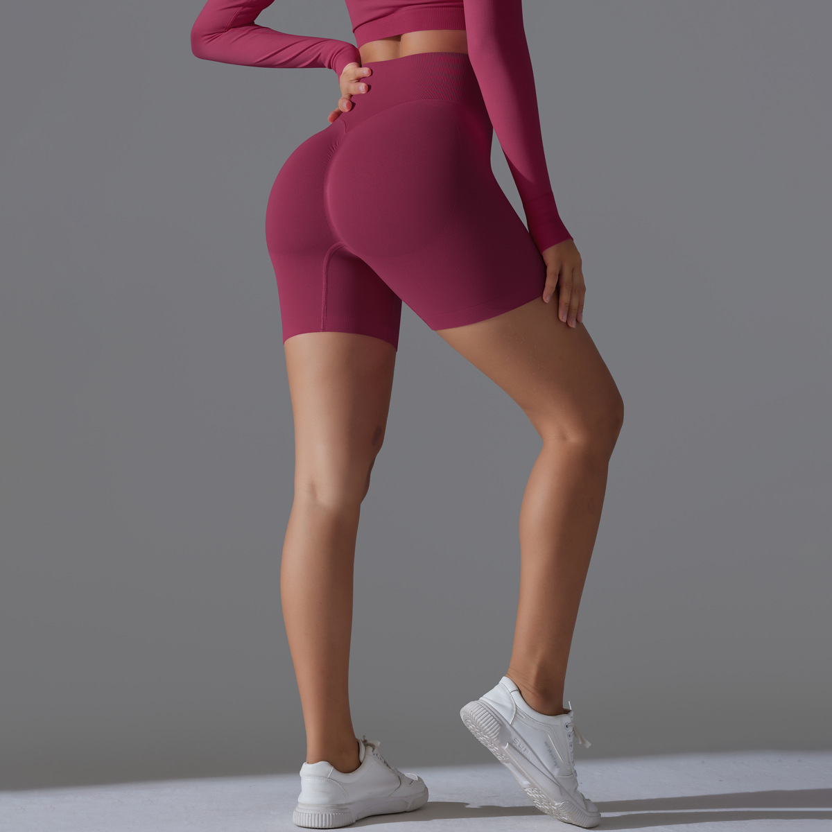 Simple Style Sport Style Solid Color Nylon Collarless Active Bottoms Skinny Pants Sweatpants display picture 19
