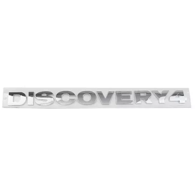 and rear lettering stickers Car logo - standard-tail-mark-discovery4-bright-silver