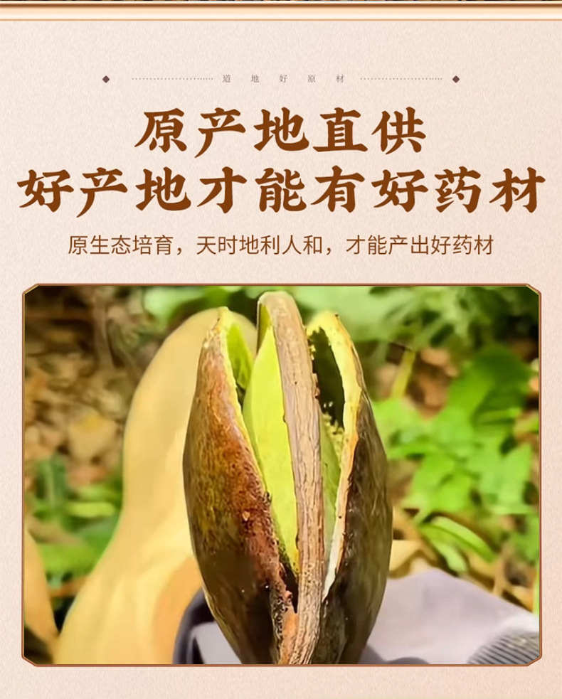 Yin Yang Zi Dried Entada Seeds Whole 阴阳子 Traditional Herbal Ingredient 500g Bag key features