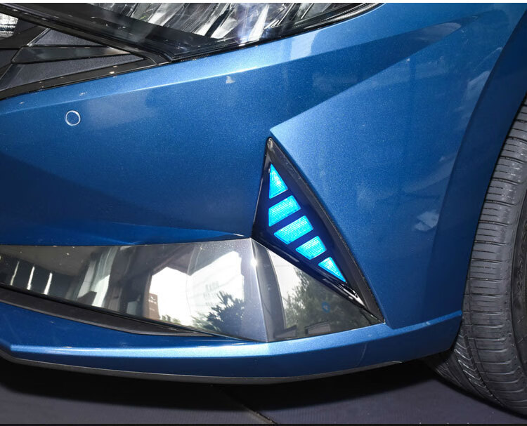 Suitable for 21 modern Elantra daytime running lights modified LED daytime running lights dedicated front fog lights front bumper lights