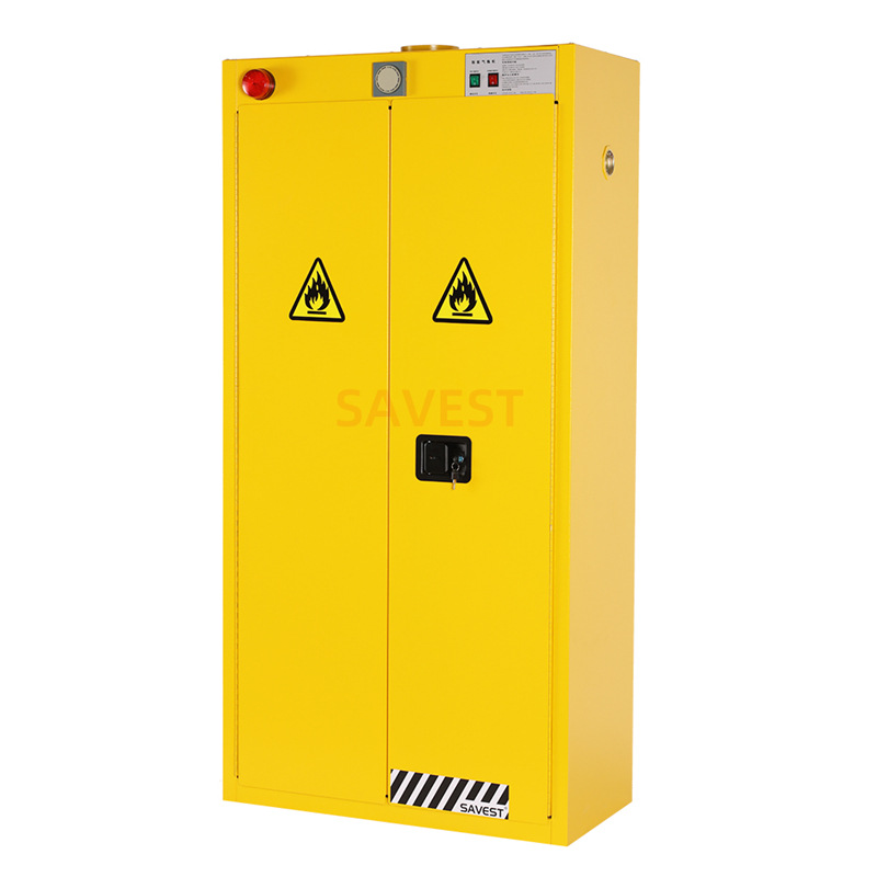 厂家供应 防爆型气瓶柜 单瓶双瓶三瓶报警 防爆气瓶柜
