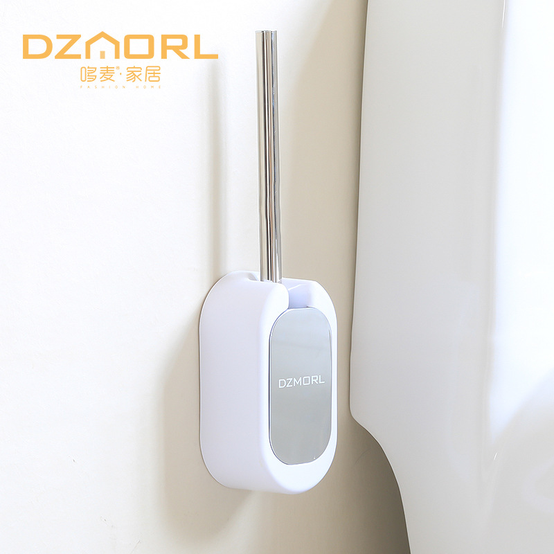 TPR creative wall-mounted toilet toilet brush combination suit punch-free hotel household toilet cleaning brush