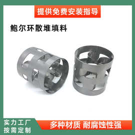 不锈钢鲍尔环填料废气净化洗油塔二氧化碳脱硫塔化工塔器散堆填料