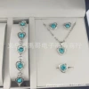 Light blue silver love