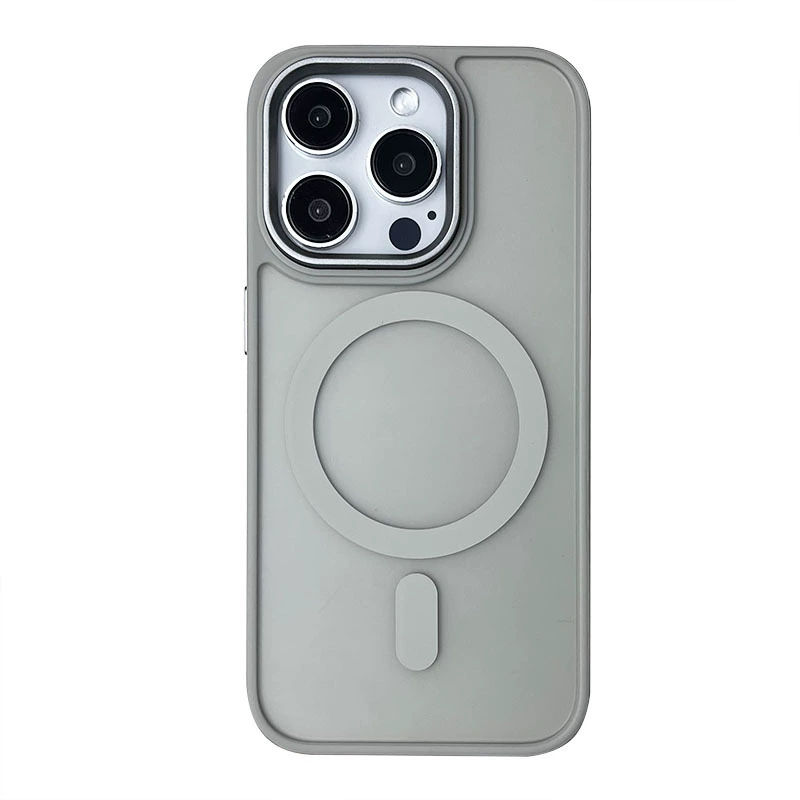 Чехол для телефона (Apple) iPhone 17 серии, матовый, с кольцом MagSafe-подобным, антивандальный