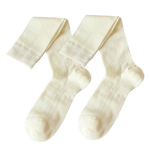 Ballet style socks for women in summer thin white stacked socks Miu…