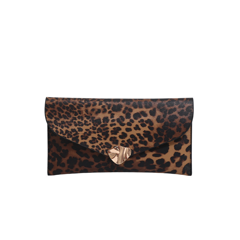 2025 otoño nuevo bolso de mano personalizado sobre bolso de mujer bolso de mano impresión leopardo personalidad moda temperamento bolsa de cena