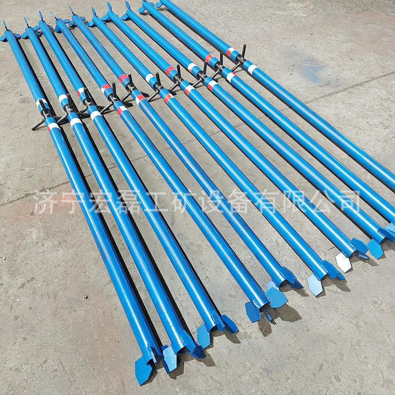 Металлическая спиральная колонна 63*2,5, легкая временная опора для угольных шахт, разрезанная металлическая спиральная колонна