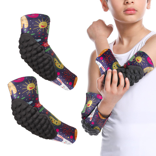 Wholesale Anti-collision Football Basketball Football Knee Pads Children's Sports Knee Pads Elbow Pads Warm Cycling Running Protective Gear Set