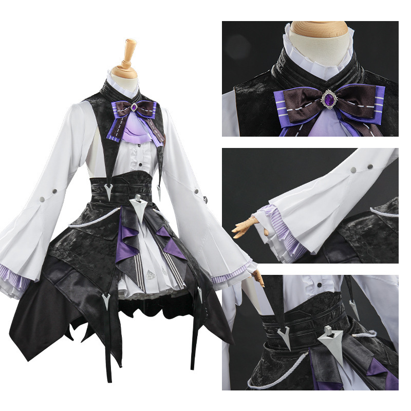 ゼロゾーンコス服ヴァンパイアガールヴィヴィアンコスプレ婦人服二次元服フルセット靴かつら|undefined