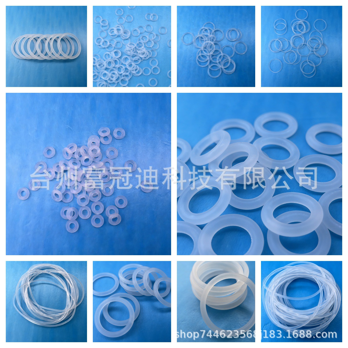 本色透明白色气相硅胶O型圈密封圈防水圈环保硅胶垫圈硅胶修理盒