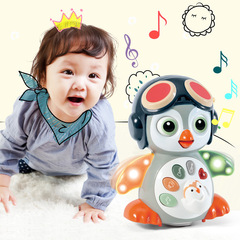 子供の電気おもちゃ音楽スイングペンギンライト点滅ユニバーサルウォーキングペット赤ちゃん啓発早期教育おもちゃ
