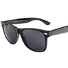 Fashionable trend glasses solar-powered, retro sunglasses suitable for men and women, city style