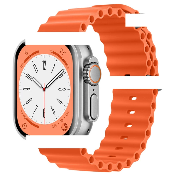 09# orange (silver buckle)